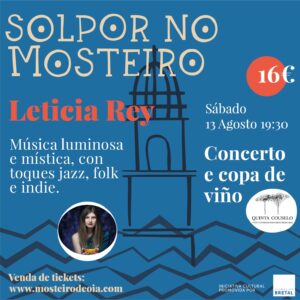 Leticia Rey en Solpor no Mosteiro