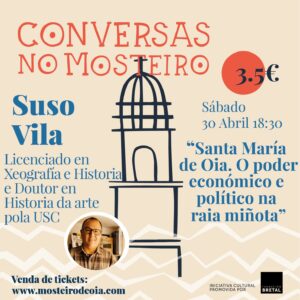 Suso Vila en Conversas no Mosteiro